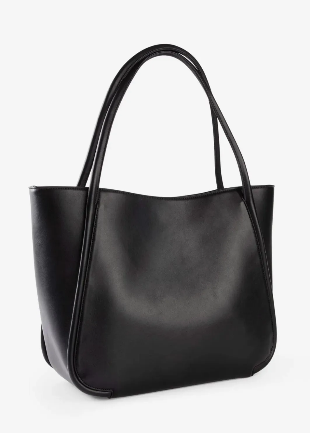 Sale Shopper mit runder Paspelierung und großer Innentasche Damen Taschen