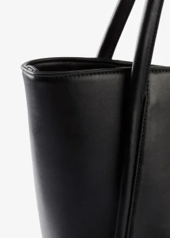 Sale Shopper mit runder Paspelierung und großer Innentasche Damen Taschen