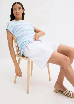 Hot Shorts aus leichtem Leinen-Mix Damen Hosen|Shorts