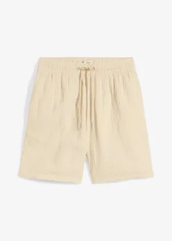 Damen bonprix Hosen|Shorts|Shorts aus Musselin