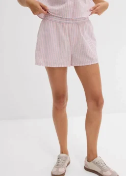 Damen bonprix Shorts|Hosen|Shorts aus reiner Baumwolle
