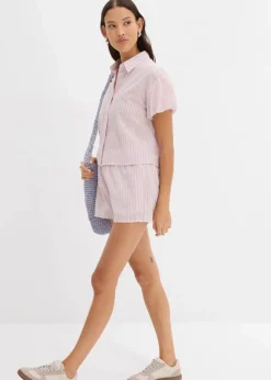 Damen bonprix Shorts|Hosen|Shorts aus reiner Baumwolle