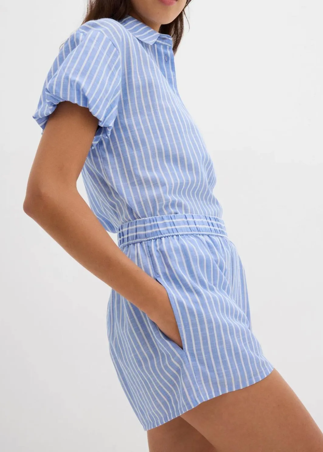 Damen bonprix Hosen|Shorts|Shorts aus reiner Baumwolle