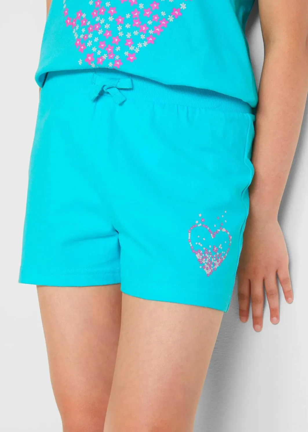 Kinder bonprix Mädchen 9-16 Jahre·Mehrfachpacks|Mädchen 9-16 Jahre·Shorts|Shorts aus reiner Bio-Baumwolle (2er-Pack)