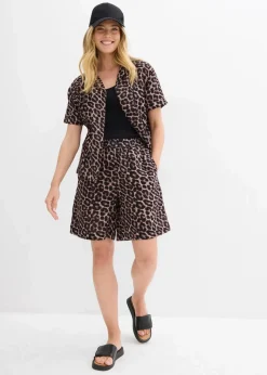 Damen bonprix Bekleidung·Outdoorbekleidung|Bekleidung·Kleider|Shorts aus softem Musselin