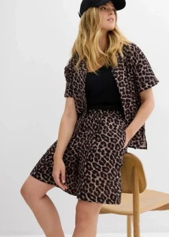 Damen bonprix Bekleidung·Outdoorbekleidung|Bekleidung·Kleider|Shorts aus softem Musselin