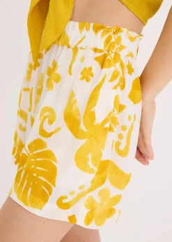 Online Shorts aus strukturierter Viskose Damen Bekleidung·Outdoorbekleidung|Bekleidung·Kleider