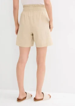 Damen bonprix Bekleidung·Outdoorbekleidung|Bekleidung·Kleider|Shorts mit Leinen