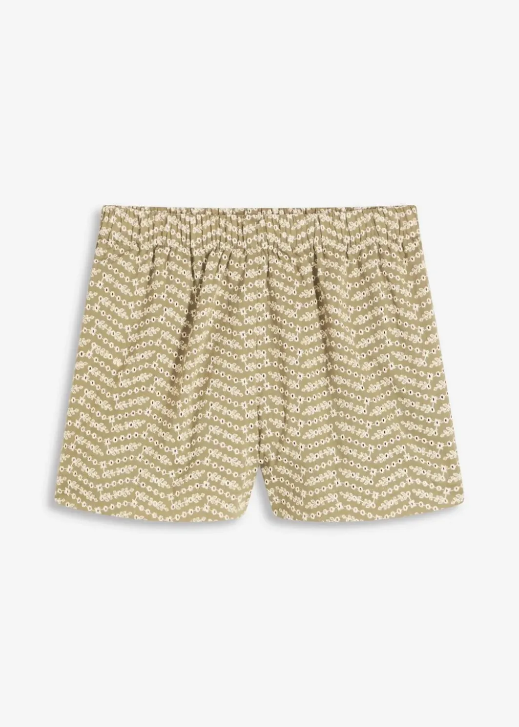 Damen bonprix Shorts|Hosen|Shorts mit Lochstickerei