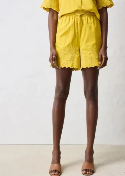 New Shorts mit Seidenanteil Damen Hosen|Premium