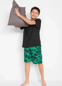 Kinder bonprix Jungen·Nachtwäsche|Shorty aus reiner Baumwolle (2-tlg. Set)