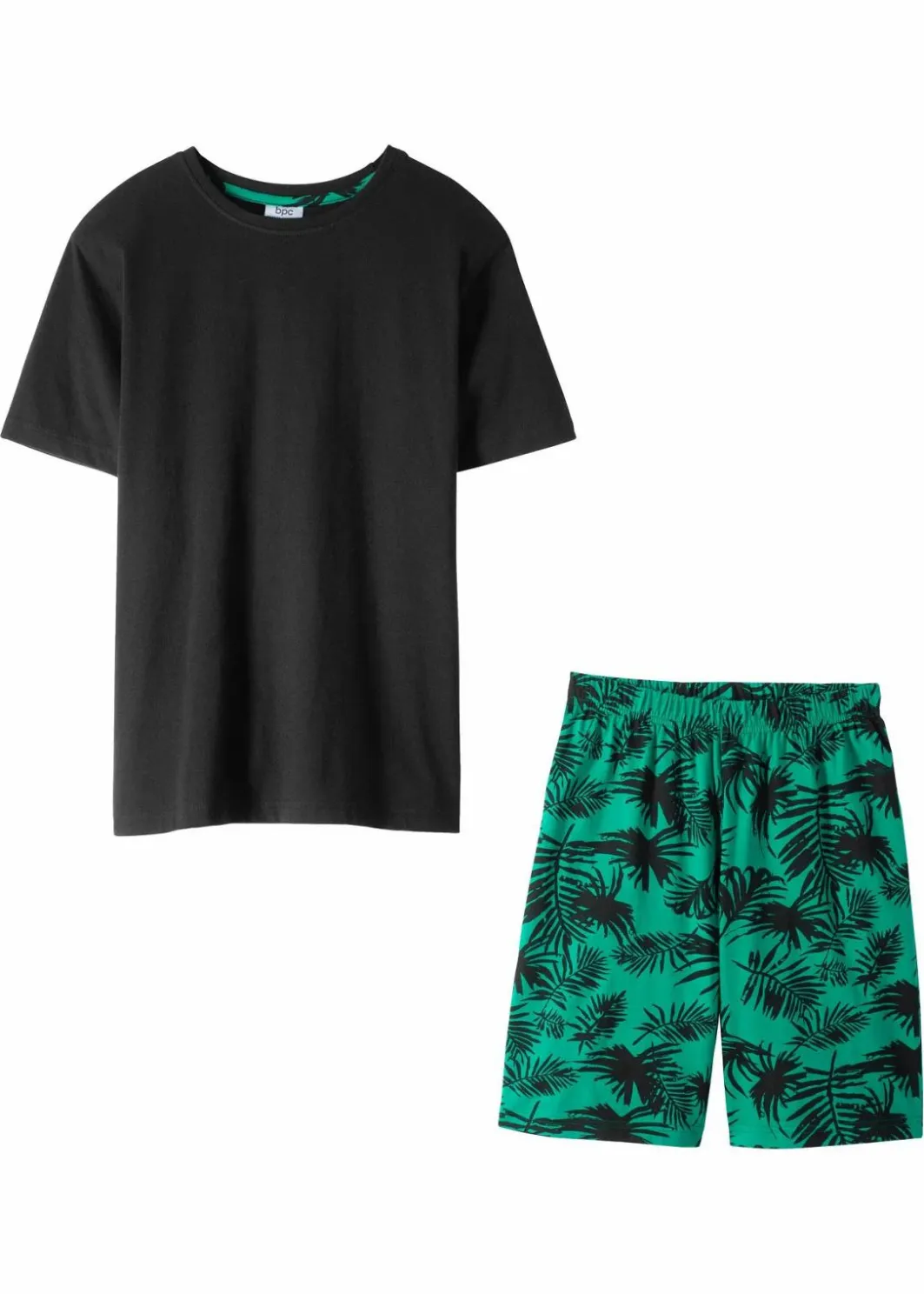 Kinder bonprix Jungen·Nachtwäsche|Shorty aus reiner Baumwolle (2-tlg. Set)