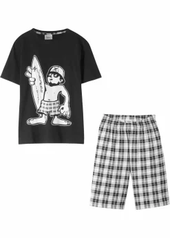 Kinder bonprix Jungen·Nachtwäsche|Shorty aus reiner Baumwolle (2-tlg. Set)