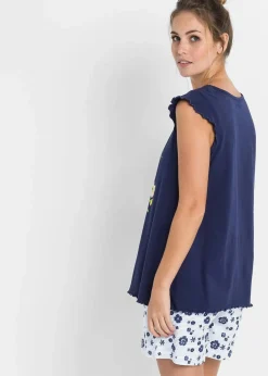 Clearance Shorty aus reiner Baumwolle Damen Wäsche·Nachtwäsche|Nachtwäsche