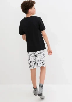 Kinder bonprix Jungen·Nachtwäsche|Shorty aus reiner Baumwolle (2-tlg. Set)
