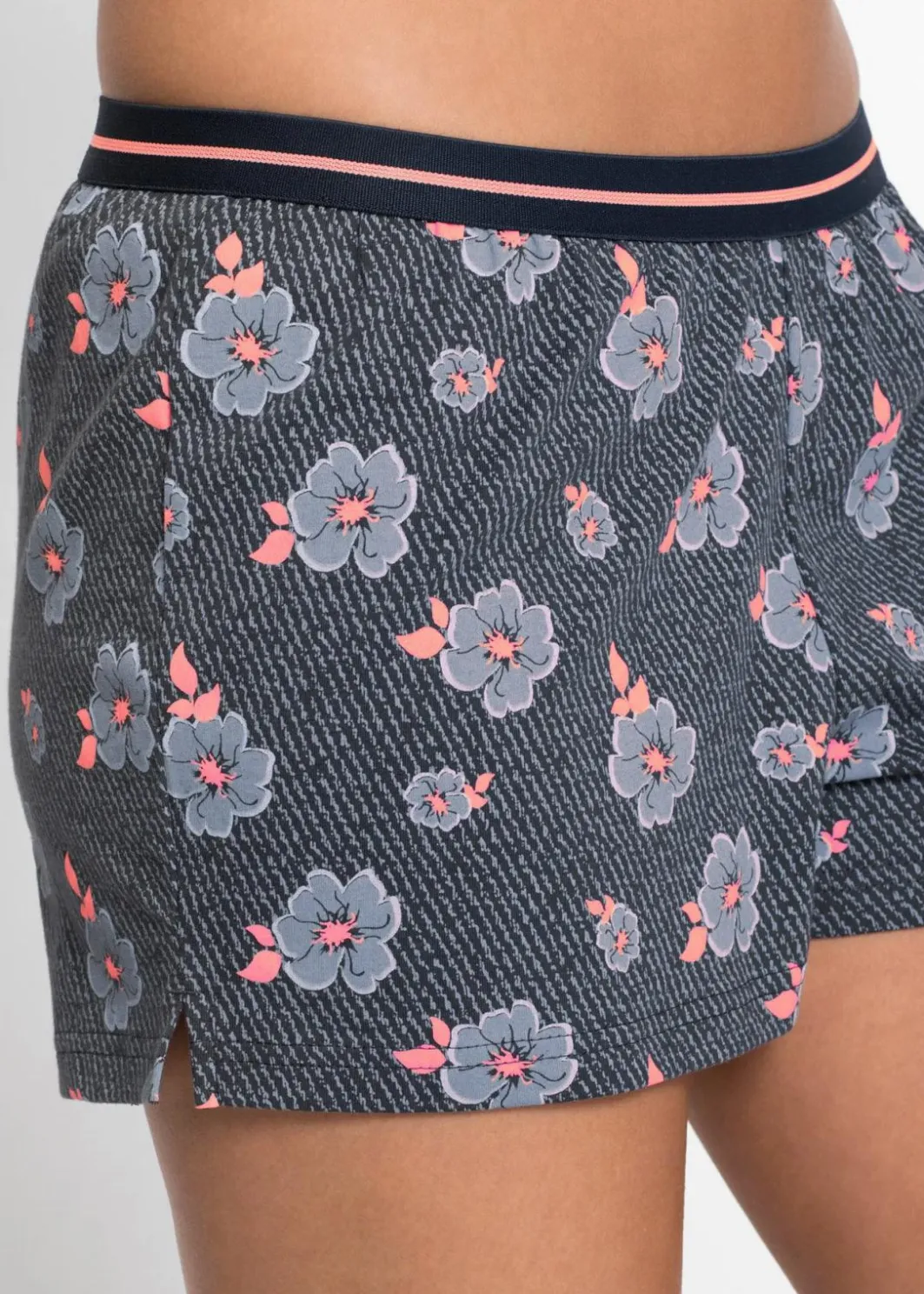 Damen bonprix Wäsche·Nachtwäsche|Nachtwäsche|Shorty aus reiner Baumwolle