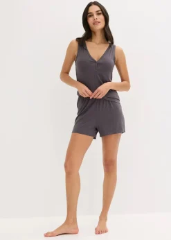 Discount Shorty aus weicher Rippe Damen Wäsche·Nachtwäsche|Nachhaltigere Materialien