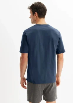 Shorty mit Baumwolle (4-tlg.Set) Herren Pyjamas|Große Größen