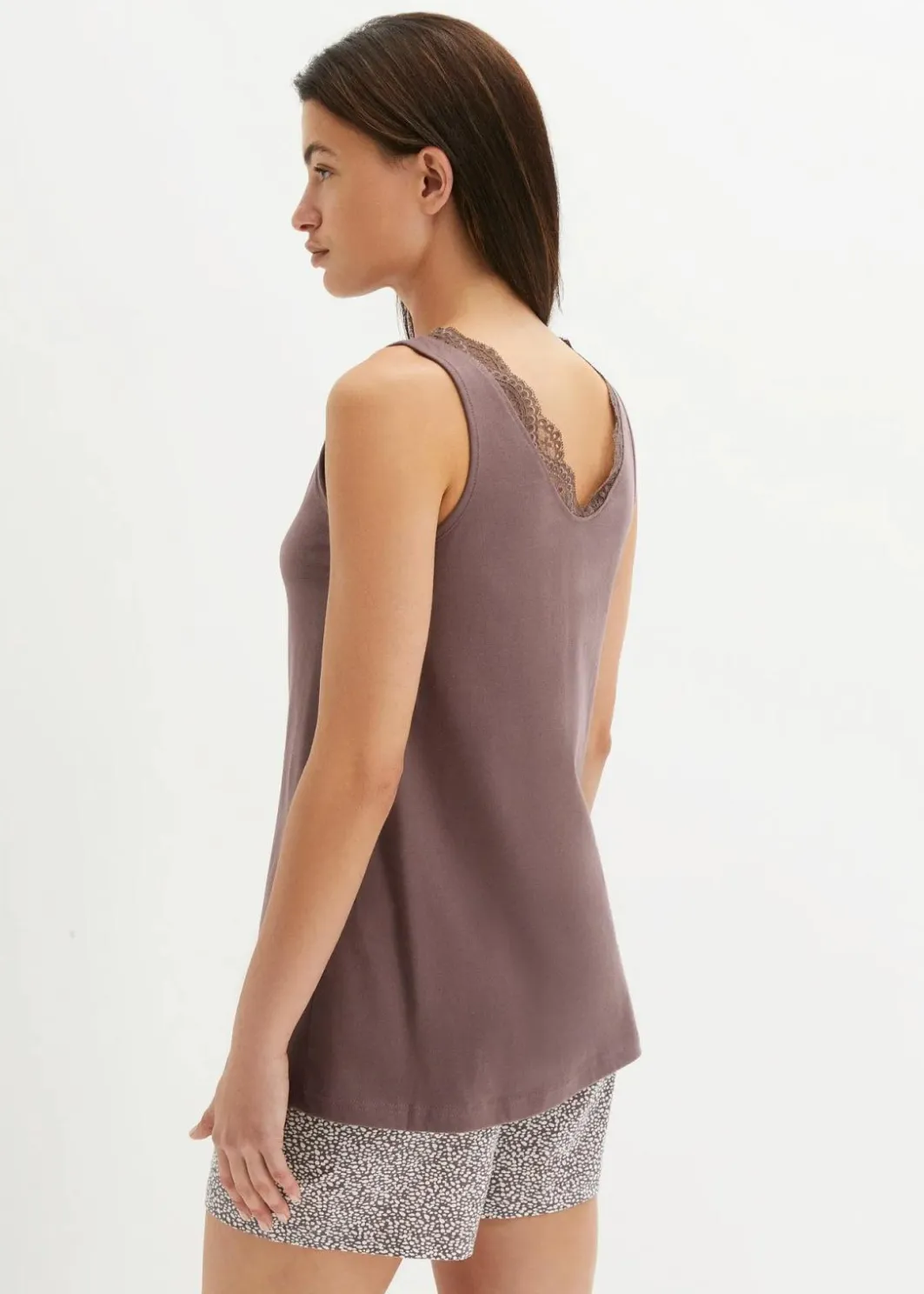 Outlet Shorty mit feiner Spitze Damen Wäsche·Nachtwäsche|Nachhaltigere Materialien