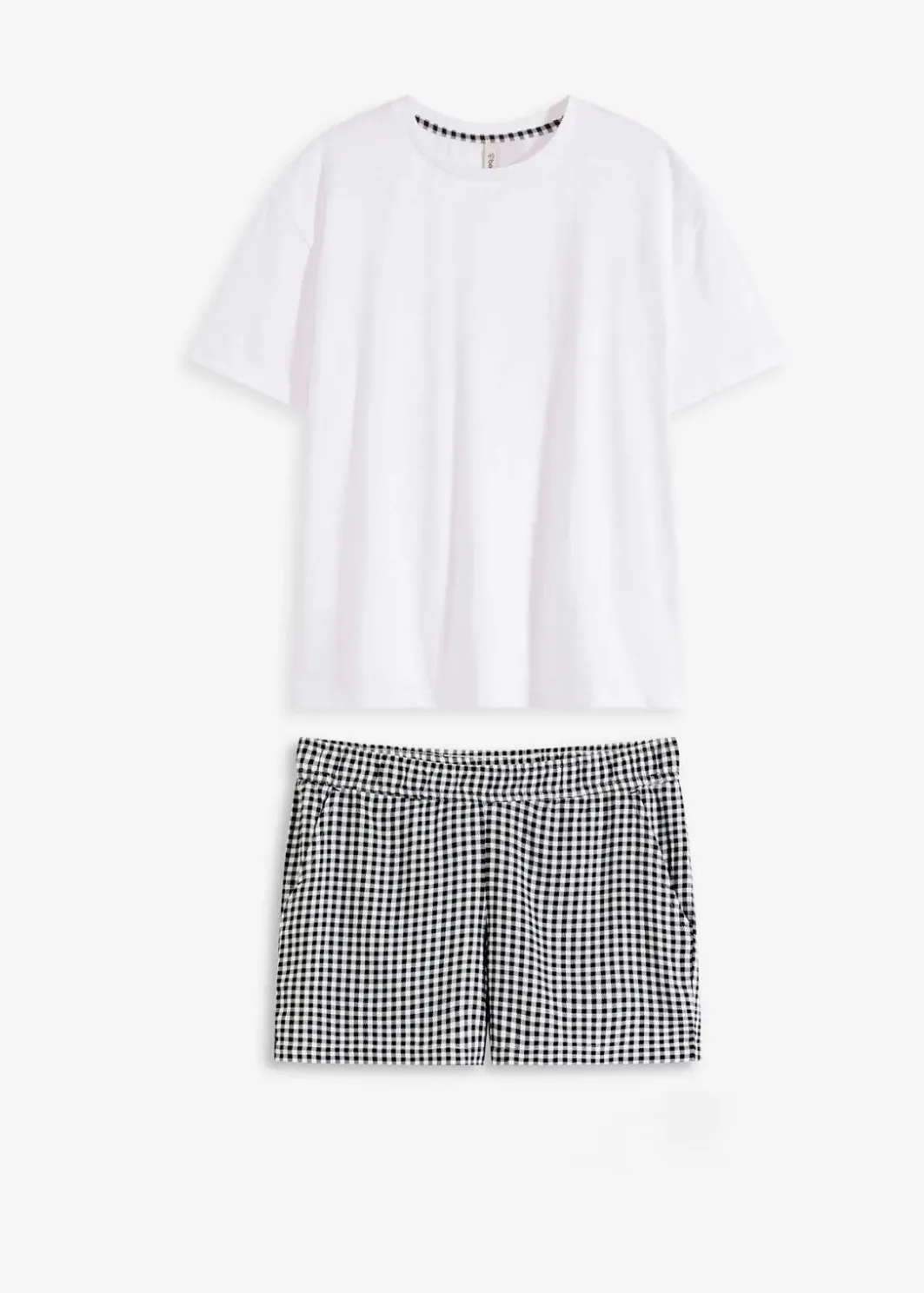 Discount Shorty mit gewebter Shorts Damen Wäsche·Nachtwäsche|Nachtwäsche