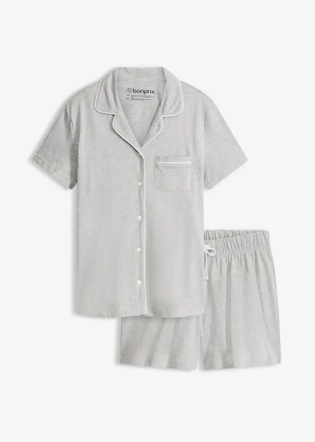 Damen bonprix Wäsche·Basics|Wäsche·Nachtwäsche|Shorty mit Knopfleiste