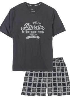 Discount Shorty (2-tlg. Set) Herren Pyjamas|Große Größen