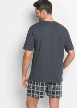 Discount Shorty (2-tlg. Set) Herren Pyjamas|Große Größen