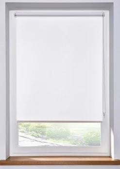 Online Sichtschutzrollo in Leinen Optik Rollos