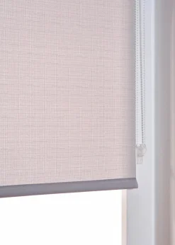 New Sichtschutzrollo in Leinen Optik Rollos