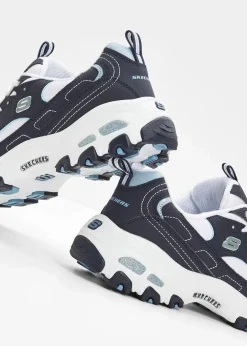 Damen Skechers High Heels|Sport- & Trekkingschuhe|Chunky Sneaker aus Leder