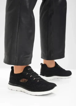 Damen Skechers High Heels|Komfortschuhe|Komfort-Sneaker mit Memory Foam