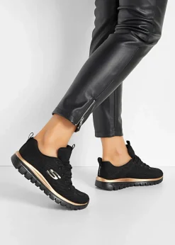Damen Skechers High Heels|Komfortschuhe|Komfort-Sneaker mit Memory Foam