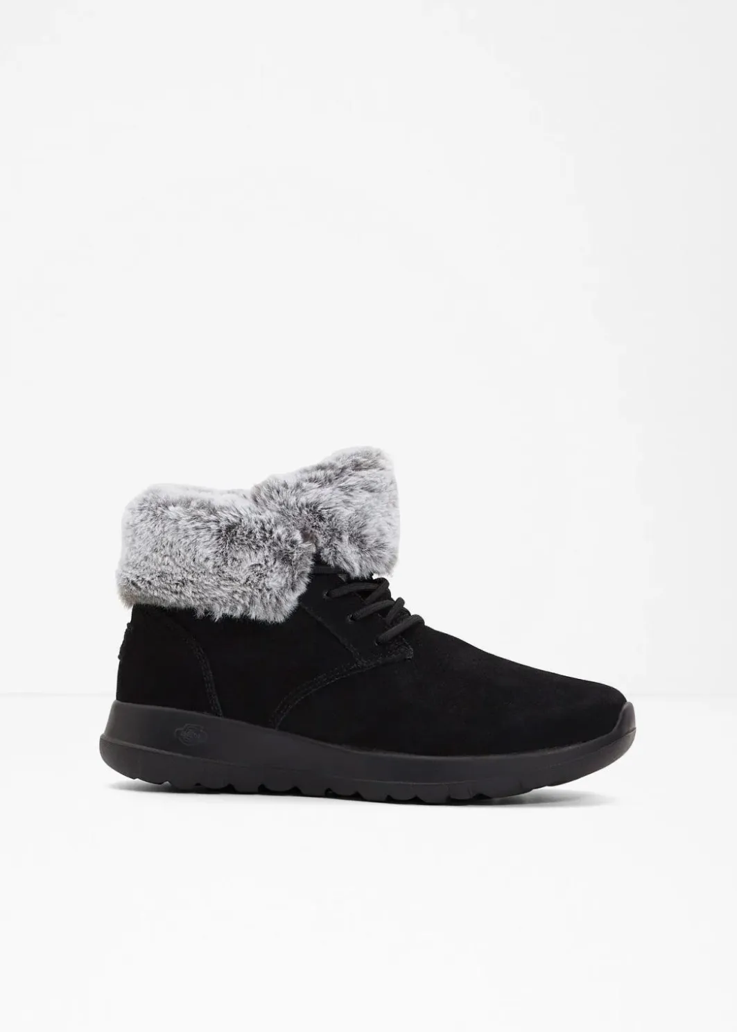 Damen Skechers High Heels|Gefütterte Winterschuhe|Schnürboots
