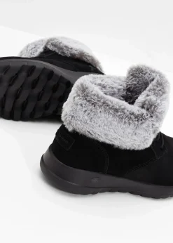 Damen Skechers High Heels|Gefütterte Winterschuhe|Schnürboots