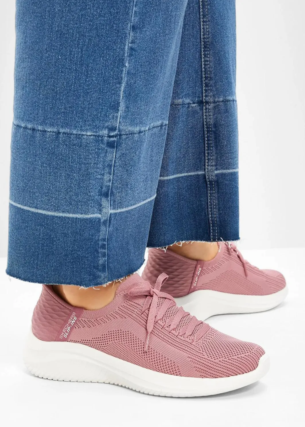Damen Skechers High Heels|Sneaker|Slip-In-Sneaker