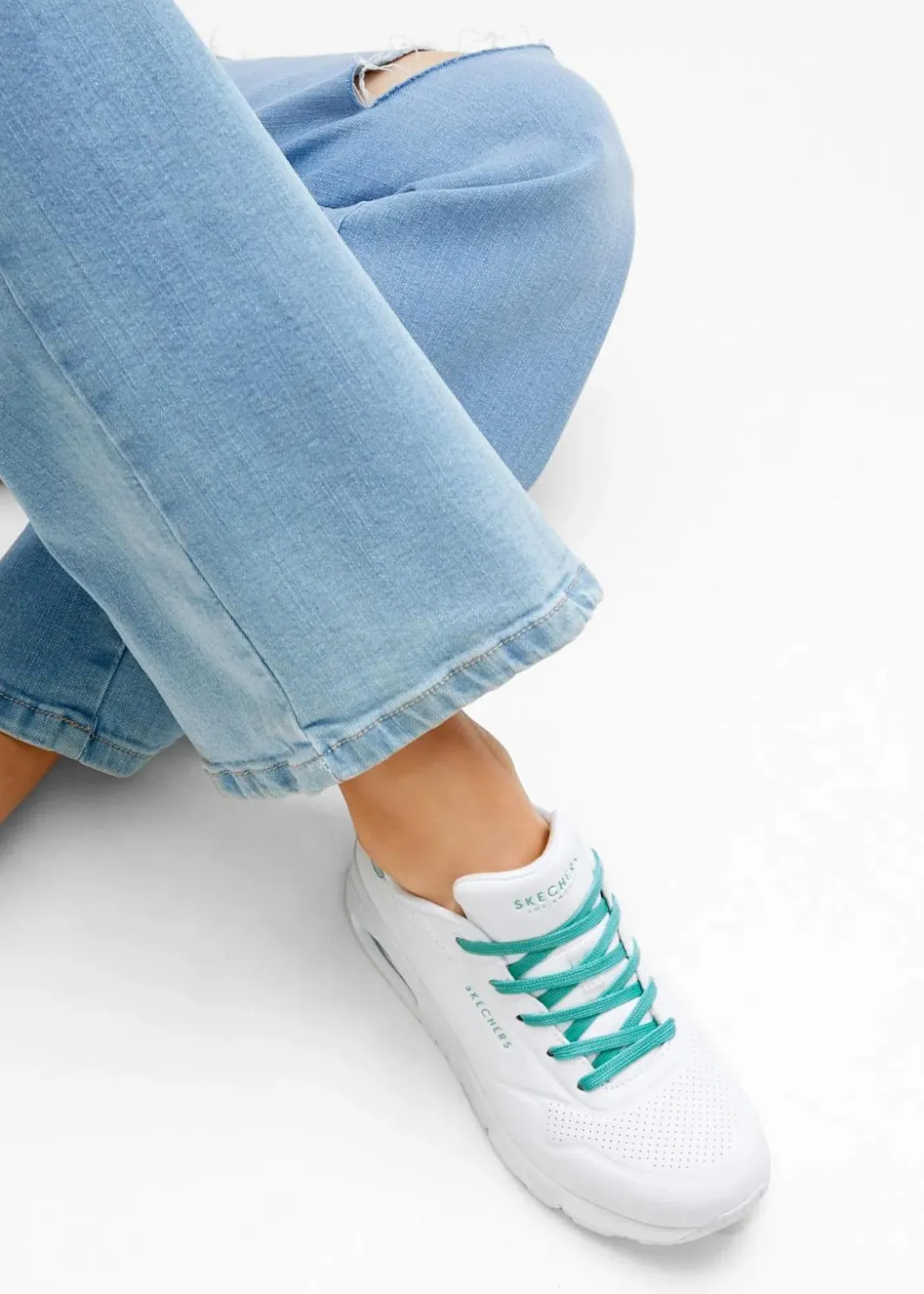 Damen Skechers High Heels|Sneaker|Sneaker mit Memory Foam