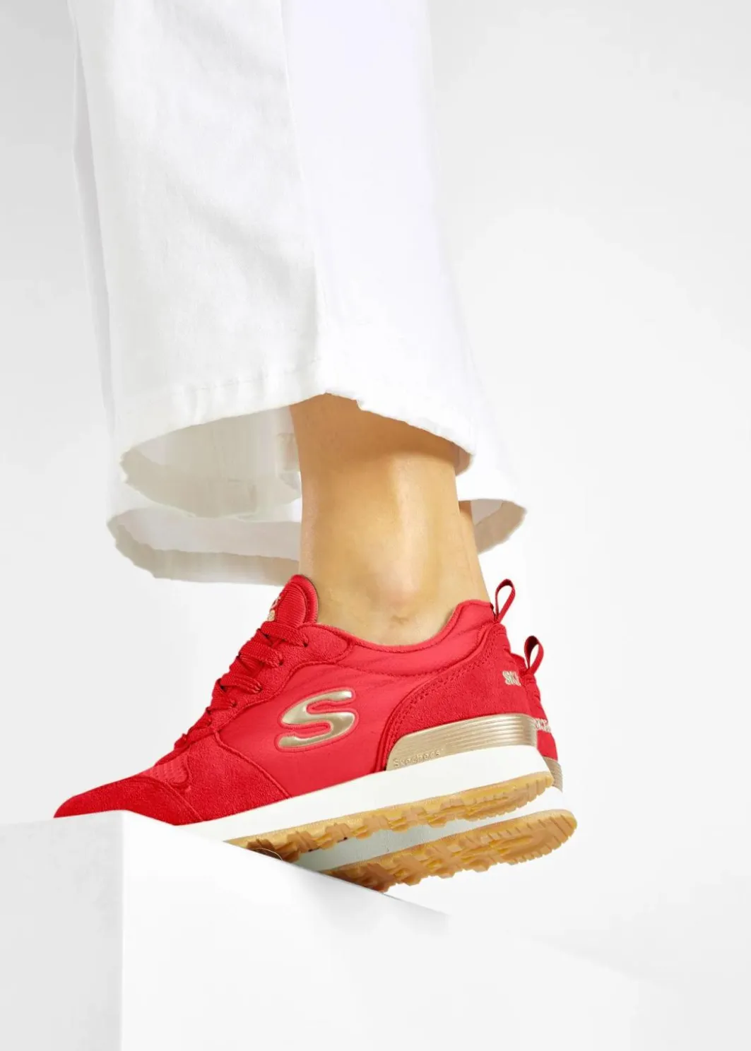 Damen Skechers Sneaker|High Heels|Sneaker mit Memory Foam