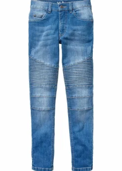 Kinder bonprix Jungen 9-16 Jahre·Bademode|Jungen 9-16 Jahre·Jeans|Skinny Fit Stretch-Jeans mit verstellbarem Bund, Straight