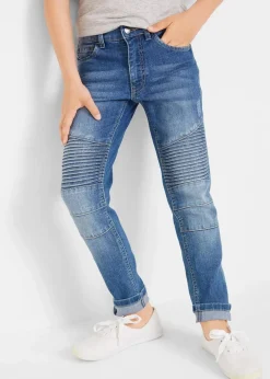 Kinder bonprix Jungen 9-16 Jahre·Bademode|Jungen 9-16 Jahre·Jeans|Skinny Fit Stretch-Jeans mit verstellbarem Bund, Straight