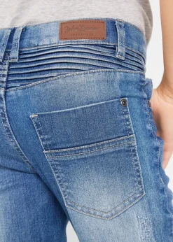Kinder bonprix Jungen 9-16 Jahre·Bademode|Jungen 9-16 Jahre·Jeans|Skinny Fit Stretch-Jeans mit verstellbarem Bund, Straight