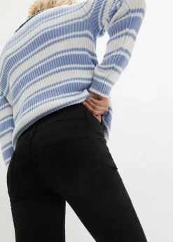Skinny Jeans High Waist, Shaping Thermojeans Damen Kurzgrößen|Bekleidung·Shirts & Tops
