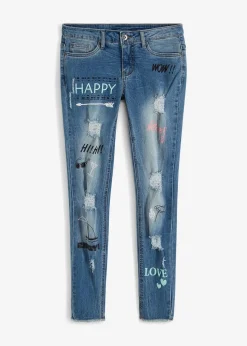 Damen bonprix Bekleidung·Shirts & Tops|Jeans|Skinny Jeans Mid Waist