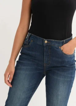 Outlet Skinny Jeans Mid Waist, Bequembund Damen Jeans|Kurzgrößen
