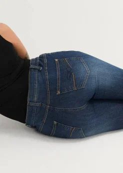 Outlet Skinny Jeans Mid Waist, Bequembund Damen Jeans|Kurzgrößen