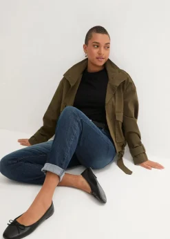 Outlet Skinny Jeans Mid Waist, Bequembund Damen Jeans|Kurzgrößen