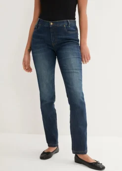 Damen bonprix Kurzgrößen|Bekleidung·Shirts & Tops|Skinny Jeans Mid Waist, Bequembund