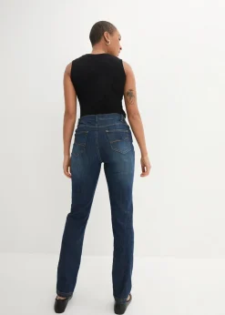 Damen bonprix Kurzgrößen|Bekleidung·Shirts & Tops|Skinny Jeans Mid Waist, Bequembund