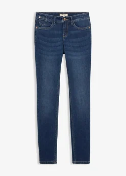 Damen bonprix Kurzgrößen|Bekleidung·Shirts & Tops|Skinny Jeans Mid Waist, Bio Baumwolle