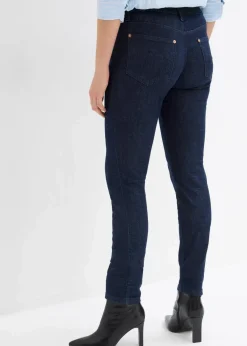 Damen bonprix Jeans|Kurzgrößen|Skinny Jeans Mid Waist, Bio Baumwolle