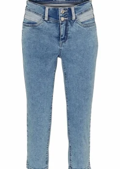Discount Skinny Jeans Mid Waist, knieumspielend Stretch Damen Bekleidung·Shirts & Tops|Jeans